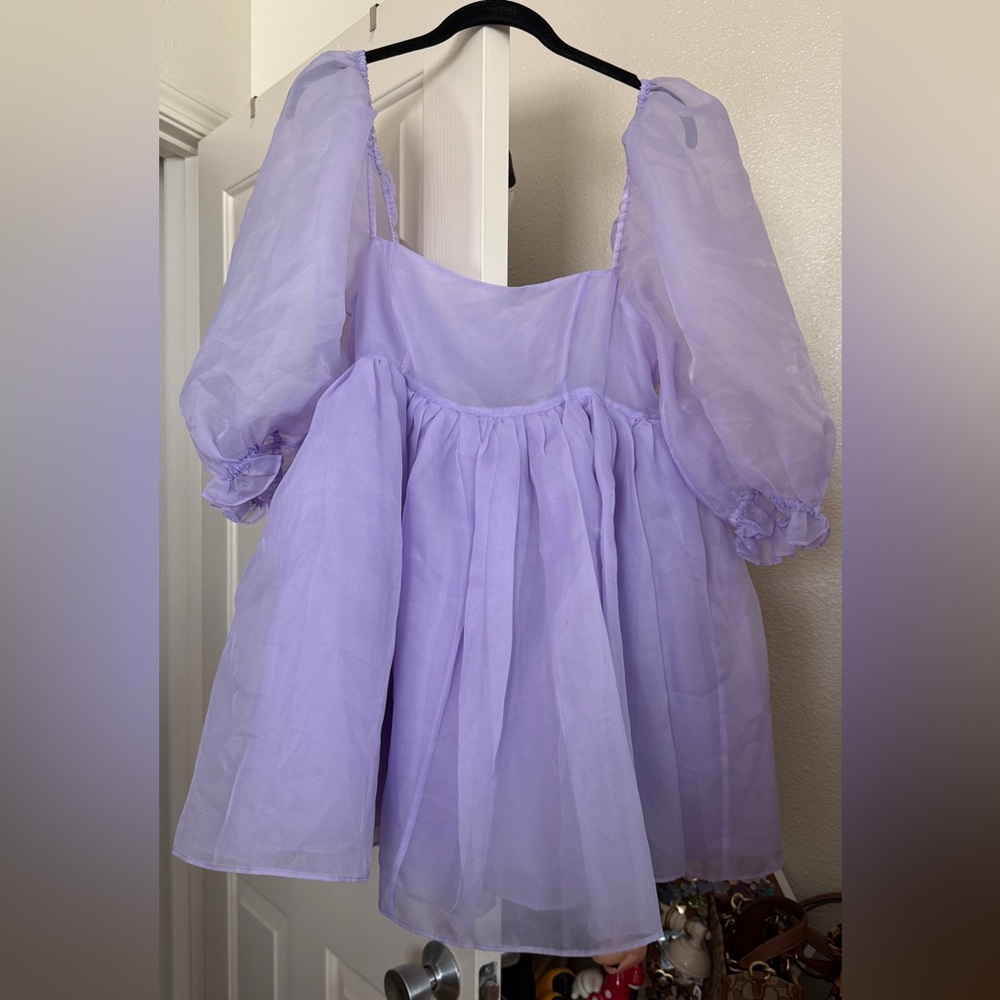 Selkie Lilac Puff Dress